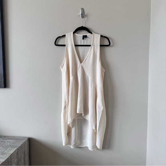 ANTHROPOLOGIE-LEFT Of Center “Avie” High Low Crepe Sleeveless Tank (Size:Small) - Picture 5 of 11